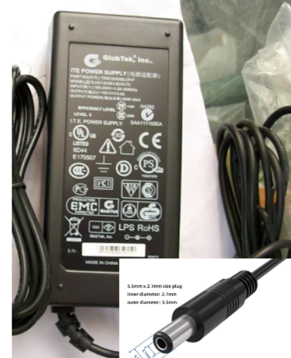 *Brand NEW*GlobTek GT-41132-6024-9.0-T3 TR9CG4000 15V 4A AC/DC Adapter Power Supply